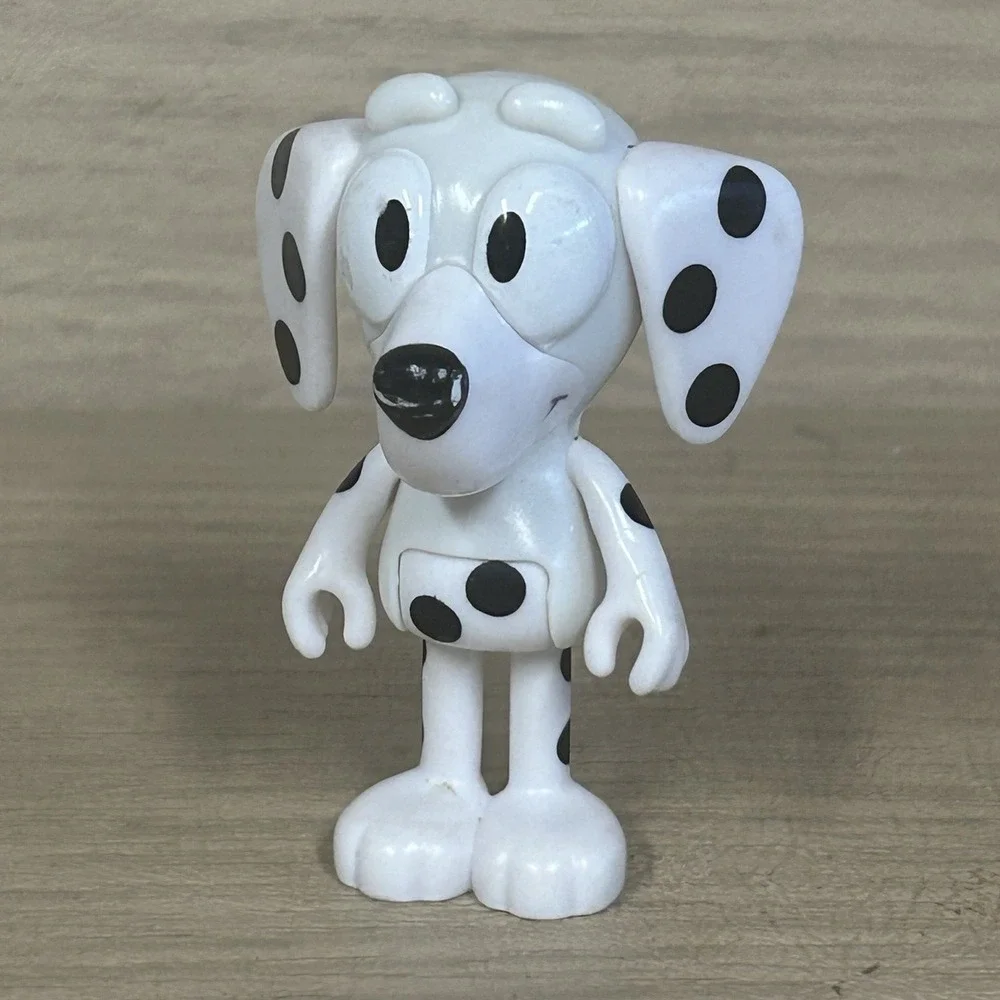 Bluey Friend CHLOE Dalmation White Dog Black Spots Replacement Figure 2 1/4
